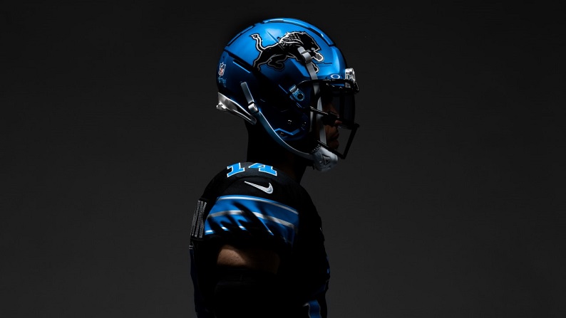 Den nya svarta Detroit Lions-tröjan är tillbaka för den nya säsongen
